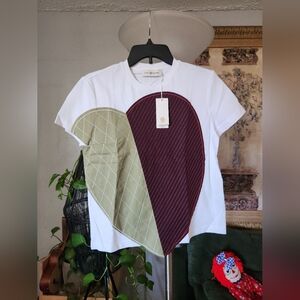 Tory Burch Heart Patch T shirt